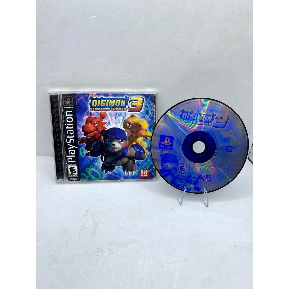 Digimon World 3 PS1 PlayStation 1 CIB Complete Manual Tested Authentic